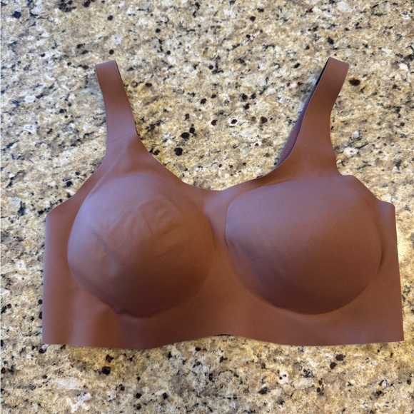 Knix cocoa brown tan Full Coverage Bra with Smooth Molded Cups size L+ large - Picture 1 of 2